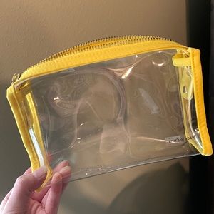 Stoney Clover Lane Yellow Travel Pouch